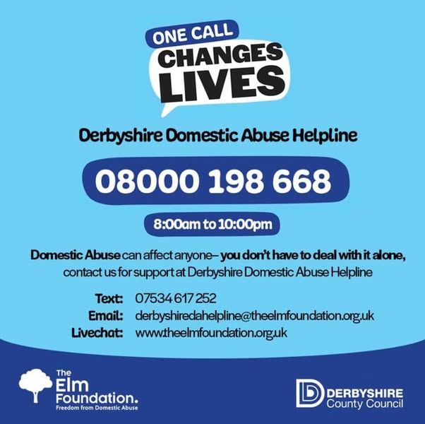 Derbyshire Domestic Abuse HelpLine 