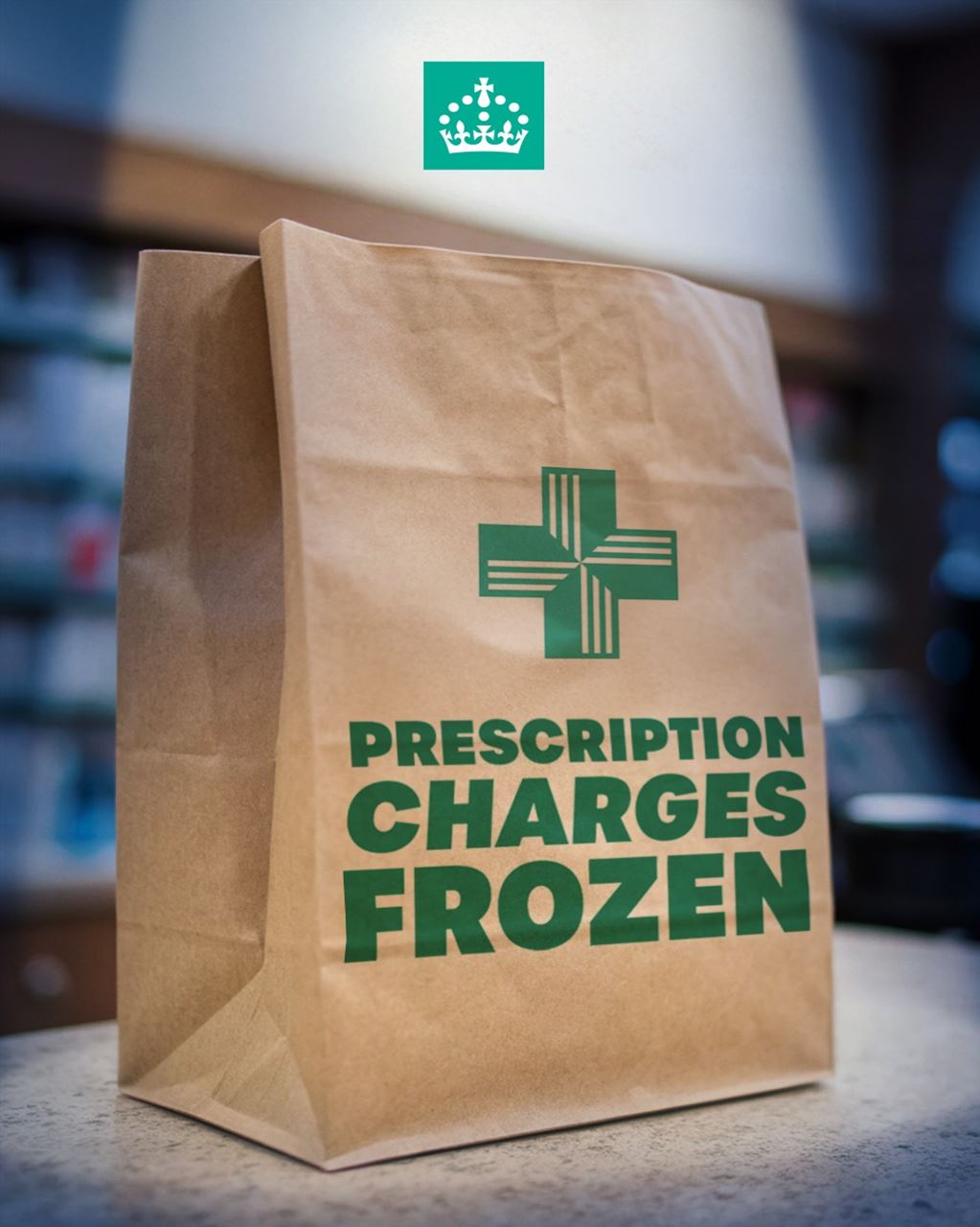 Prescription charges frozen